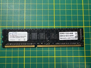 DDR3 1333MHz ECC 1x4GB 2x2GB 5x1GB - 3