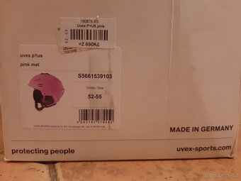 Lyžařská přilba Uvex + brýle - 3