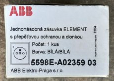 Zásuvka s přepěťová ochranou, trafa aj. - 3