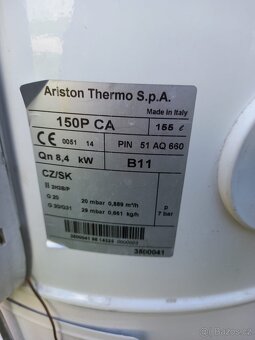 Plynový bojler Ariston - 3