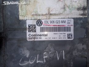 Řídící jednotka motoru 03L 906 023MM Golf 6 - 3