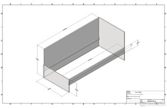 Postel 90×200 cm s matrací a lamelovým roštem - 3