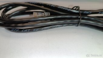 100x Nový UTP patch kabel 2m Cat 5E, černý - 3