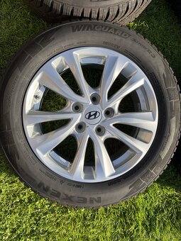 Sada ALU kola 6.5JX16 5X114.3 ET50 R16 + pneu zimní 205/60 - 3