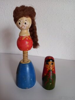 Dřevěné malované figurky, mix dřevěných hraček - 3