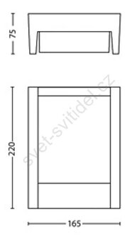 Venkovní nástěnné svítidlo - 3