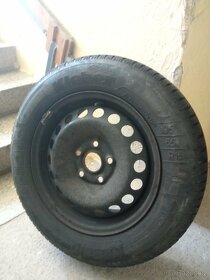 Plechové disky + pneu Octavia2 5x112 R15 - 3