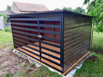 Voliéra –Kotec pro psa 3×2 m , vodorovné uzavřené profily. - 3