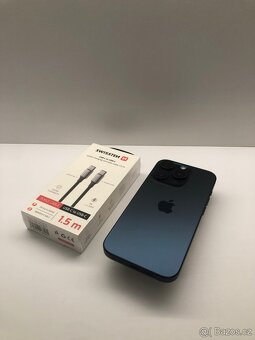 Apple iPhone 15 Pro 128 GB Blue Titanium - ZÁRUKA+FAKTURA - 3