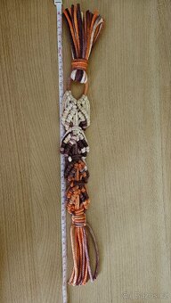 Nová handmade ručně vyráběná macrame záložka do knížky - 3