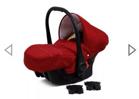 Prodám kočárek Babylux Roso 3 v1 v mint barvě - 3