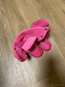 Zimní teploučké softshellové capáčky 6-12m - 3