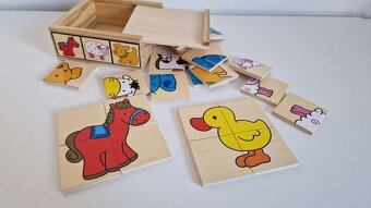 Dřevěné puzzle zvířátka - 3