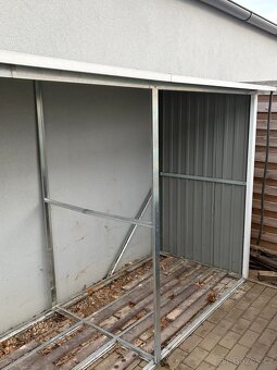 Plechový dřevník 302 x 119 x 190 - 3