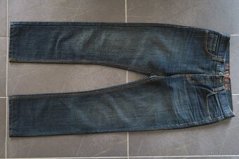 rovný střih, tmavě modré, F+F - 3