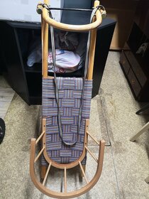 Dětské sáně - sáňky s ohrádkou. - 3