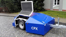 Speciální vozík pro měření hluku povrchů vozovek CPX - 3