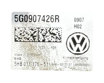Klimatronik 5G0907426R VW Golf 7 Sportsvan r.v. 2015 - 3