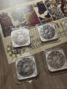 stříbrný slitek 1oz QUEEN´S Beasts 2025 - 3