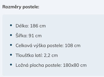 Dětská vyvýšená postel - 3