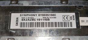 Originální autorádio SKODA Symphony CD Fabia - 3