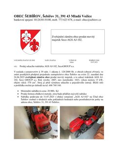 Záměr prodeje Seco AGS AJ-102 - 3