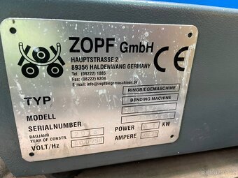 Ohýbačka trubek ZOPF ZB 30/3 MD - 3