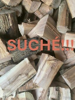 SUCHÉ palivové dřevo štípané TVRDÉ - 3