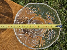 Skleněná mísa na nožce - 3