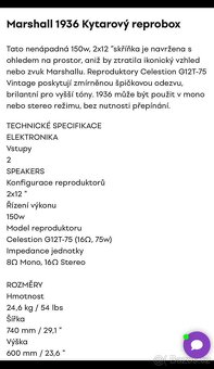 MARSHALL 🎸 NABÍZÍM ZVLÁŠŤ - 3