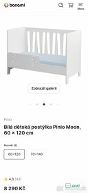 Dětská postýlka Pinio Moon se šuplíkem - 3