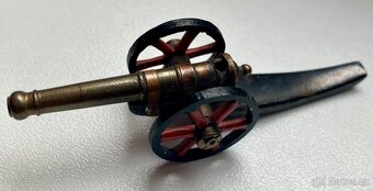 Staré kovové miniatury - děla - 3