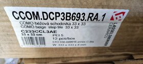 Dlažba Como béžová -schodovka - 3