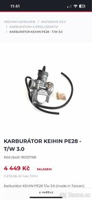 Karburátor KEIHIN PE28 T/w 3.0 - 3