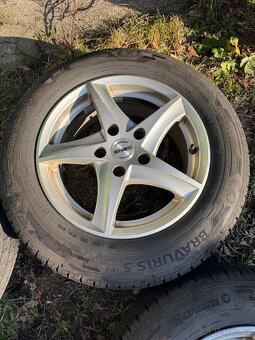 15“ Alu kola 5x112 zánovním pneu 195/65 r15 - 3