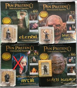 Sběratelské figurky "Pán Prstenů" ručně malované s čas. No - 3
