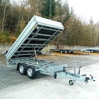 3-stranná hydraulická sklopka 2700Kg, 3,30mx1,76,ALU bočnice - 3