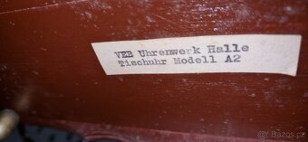 Stolní hodiny VEB Uhrwerk - 3