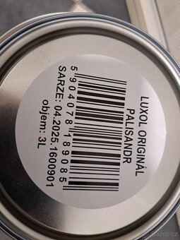 Tenkovrstvá lazura Luxol Originál 3 l - Palisandr 0022 - 3