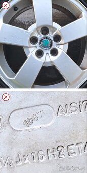 alu kola ŠKODA R16 (SLEVA) - 3