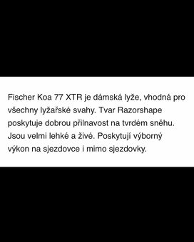 Lyže Fischer koa 157 - 3