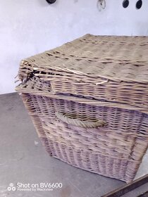 Starý proutěný koš - 3