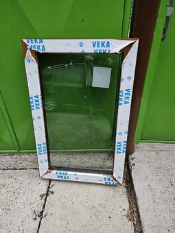 č.4 RODÁM OKNA 2ks FIXNÍ NOVÉ VEKA 82 dřevodekor - 3