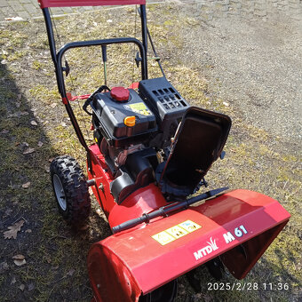 Sněhova fréza MTD M61 - 3