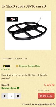 Hloubková sonda LP ZERO pro detektor - 3