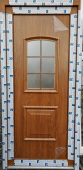 dveře vchodové zlatý dub - 3