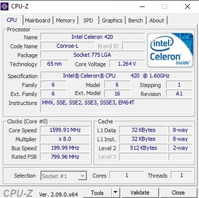Procesory Intel pro patici LGA 775, cena od 50,-/kus - 3