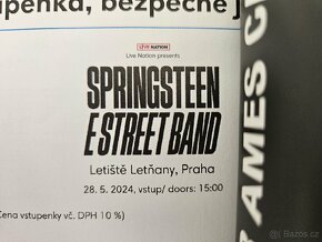 Vstupenky Bruce Springsteen 28.5.2024 - 3