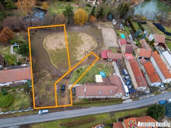 Prodej pozemku pro výstavbu RD, 1.186 m2, v obci Tismice, ok - 3