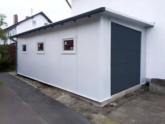 Zateplená garáž zo sendvičového panelu 4x7m. - 3